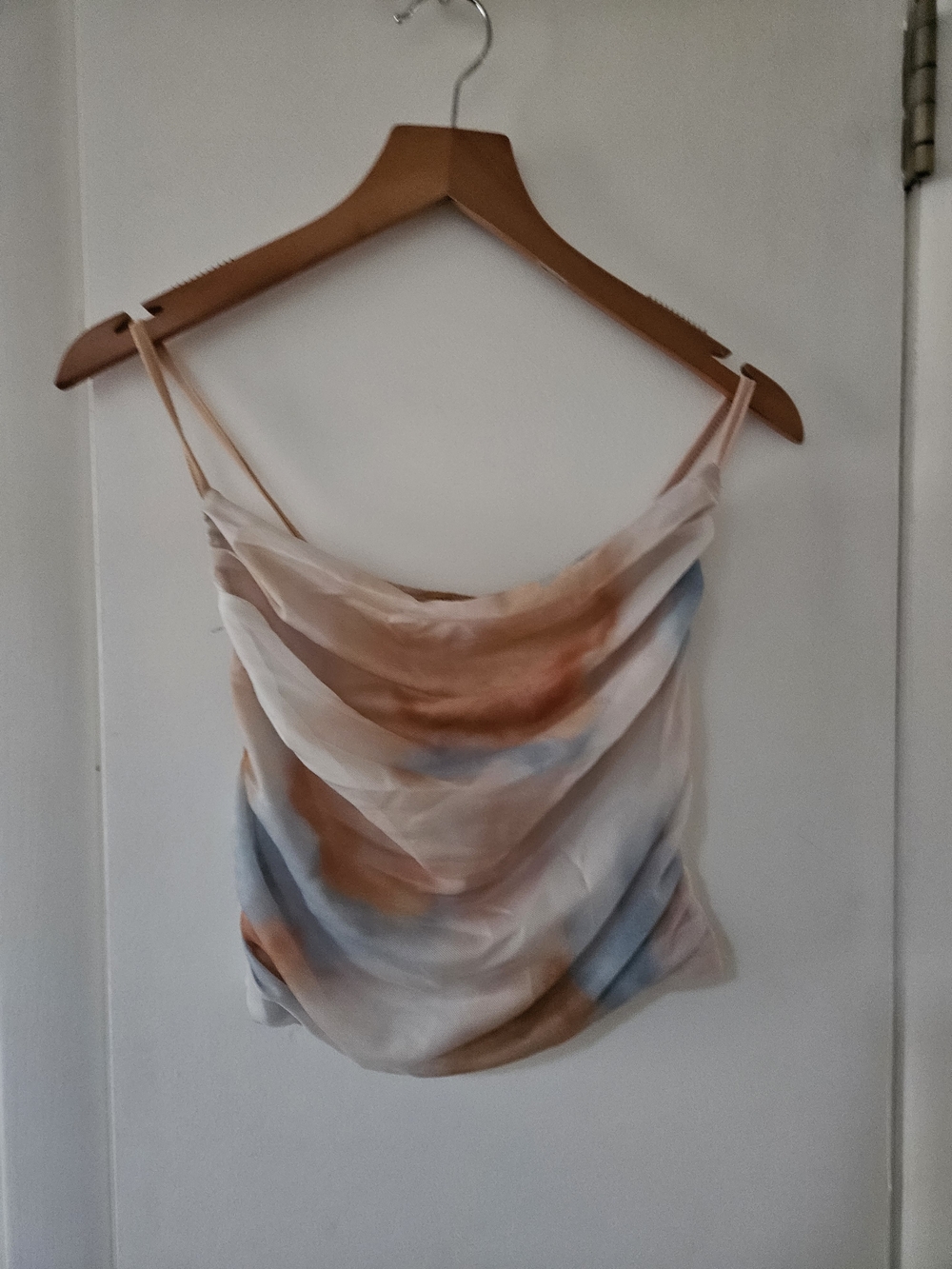 Cowl Neck Crop Top — Multi-Color